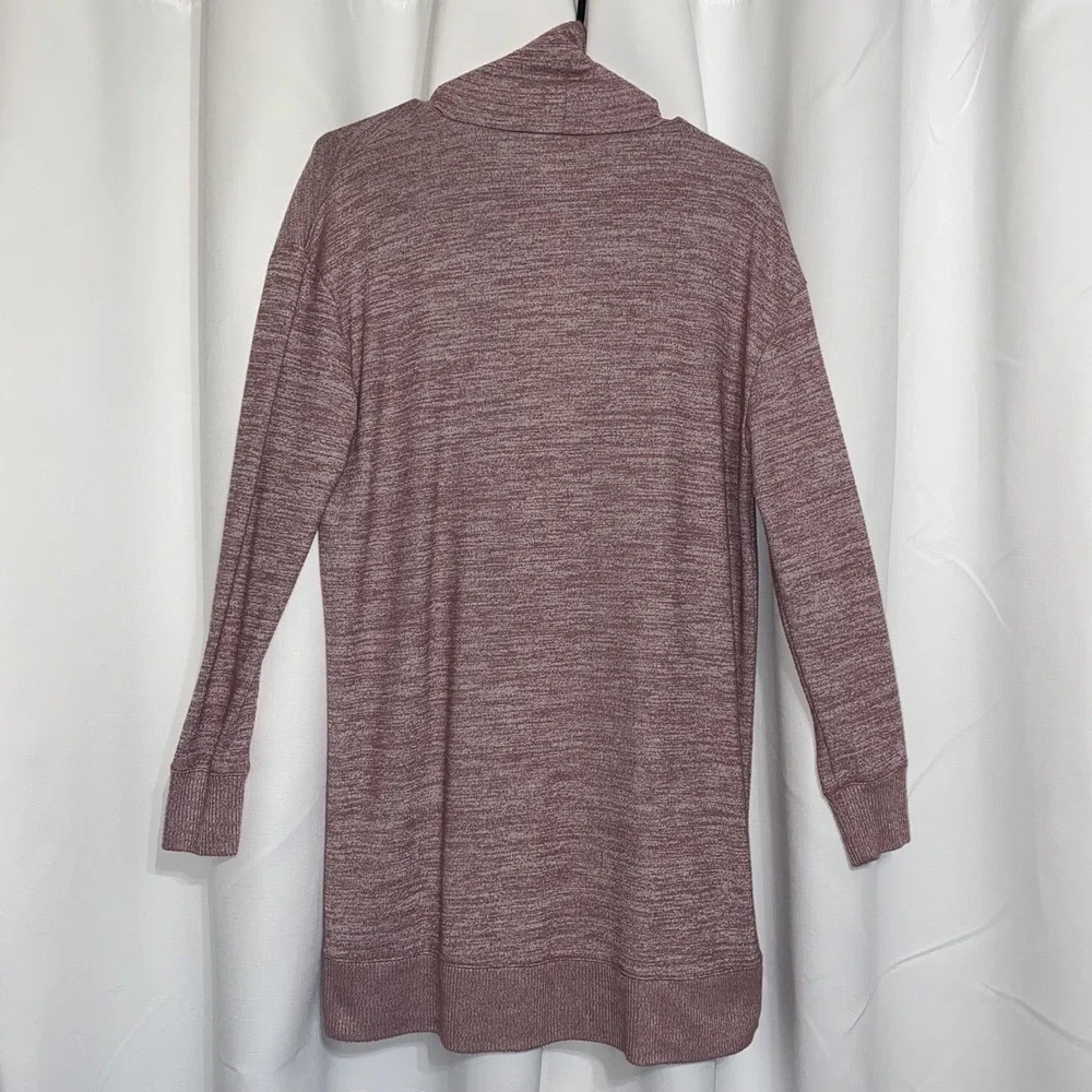 GAP Women's Open Front Cardigan Sweater Size Medium‎ Rosetta Pink Knit Cotton